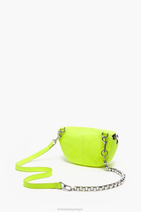 amarelo acessórios 64X4N169 bolsa de bolso em couro Bimba Y Lola