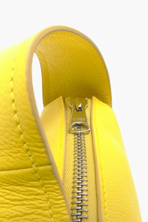 amarelo acessórios 64X4N57 bolsa hobo de couro Bimba Y Lola
