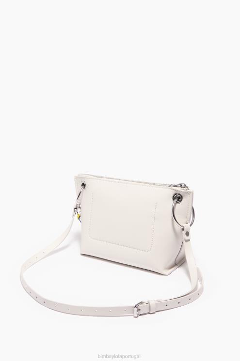 branco acessórios 64X4N42 bolsa transversal de couro Bimba Y Lola