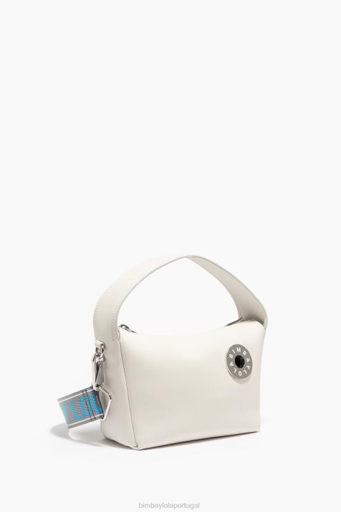 branco acessórios 64X4N52 bolsa hobo de couro Bimba Y Lola