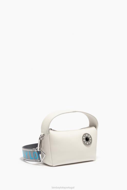 branco acessórios 64X4N53 bolsa hobo de couro Bimba Y Lola