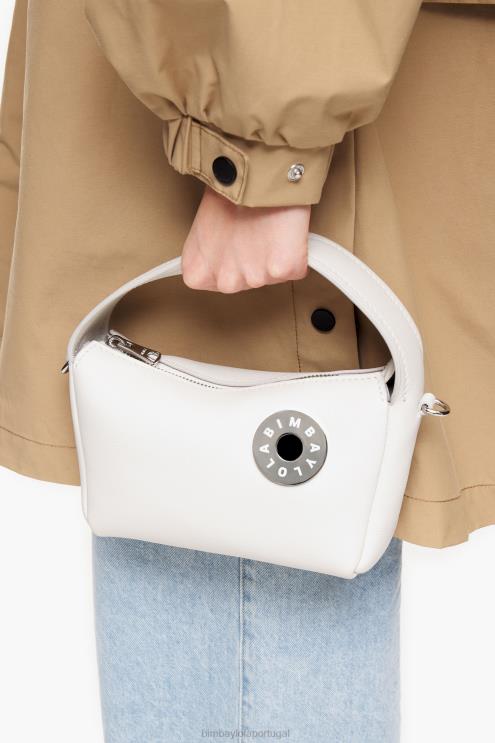 branco acessórios 64X4N53 bolsa hobo de couro Bimba Y Lola