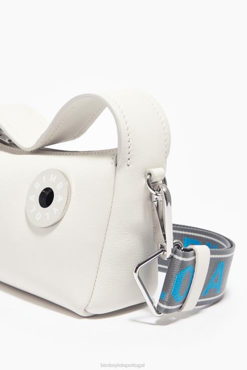 branco acessórios 64X4N53 bolsa hobo de couro Bimba Y Lola
