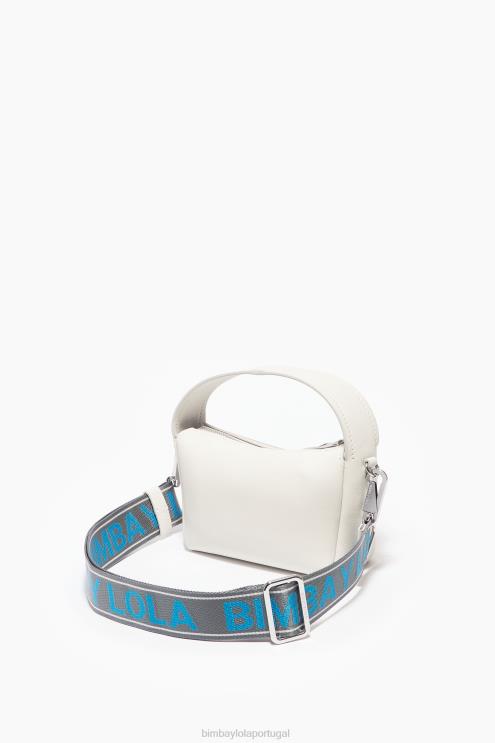 branco acessórios 64X4N53 bolsa hobo de couro Bimba Y Lola