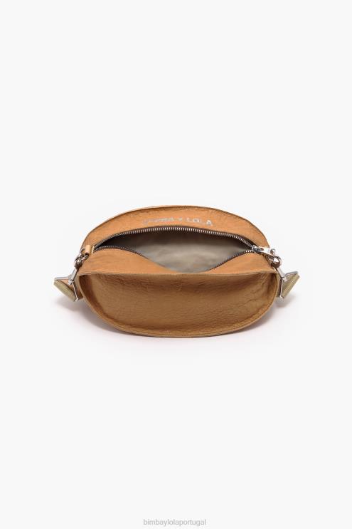 camelo acessórios 64X4N70 bolsa pelota de couro Bimba Y Lola
