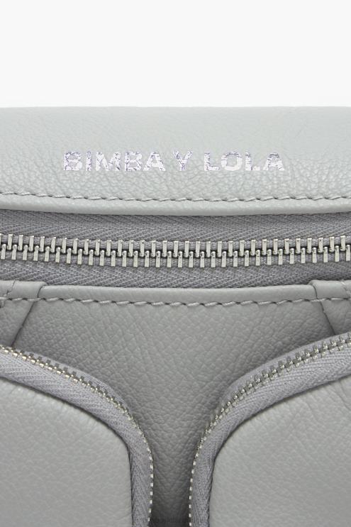 cinza acessórios 64X4N15 bolsa de bolso em couro Bimba Y Lola