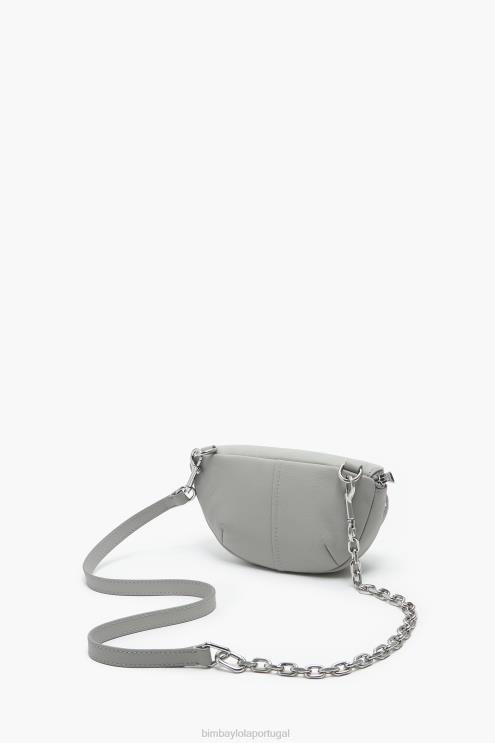 cinza acessórios 64X4N15 bolsa de bolso em couro Bimba Y Lola
