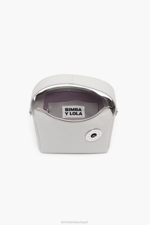 cinza acessórios 64X4N50 bolsa hobo de couro Bimba Y Lola