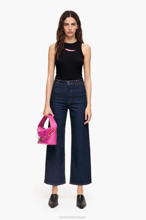 fúcsia acessórios 64X4N58 bolsa hobo de couro Bimba Y Lola