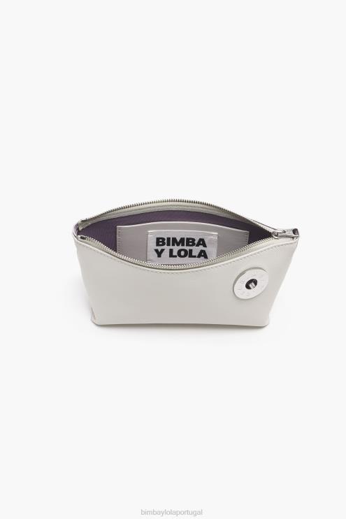 off white acessórios 64X4N13 bolsa transversal trapézio de couro Bimba Y Lola