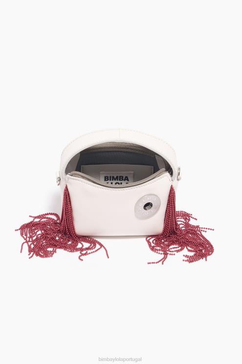 off white acessórios 64X4N61 bolsa hobo de couro Bimba Y Lola