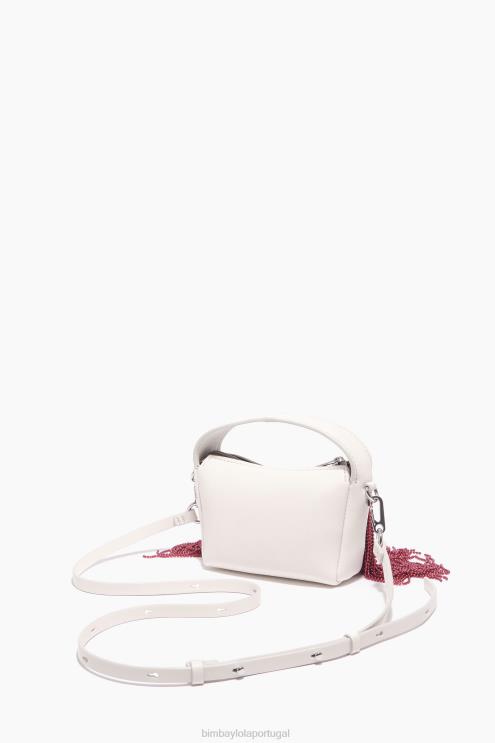 off white acessórios 64X4N61 bolsa hobo de couro Bimba Y Lola