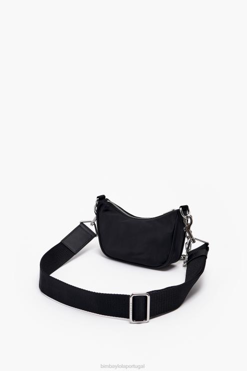 preto acessórios 64X4N102 bolsa de lua de náilon Bimba Y Lola
