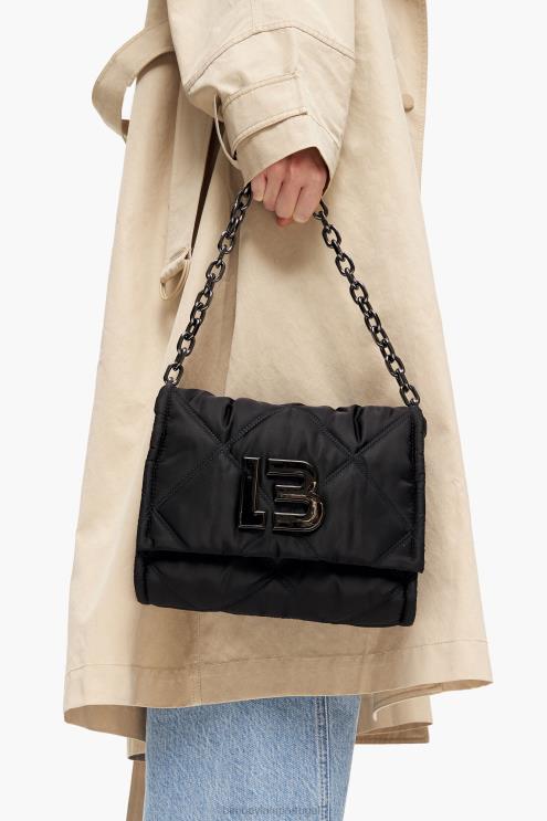 preto acessórios 64X4N106 bolsa transversal de náilon com aba Bimba Y Lola