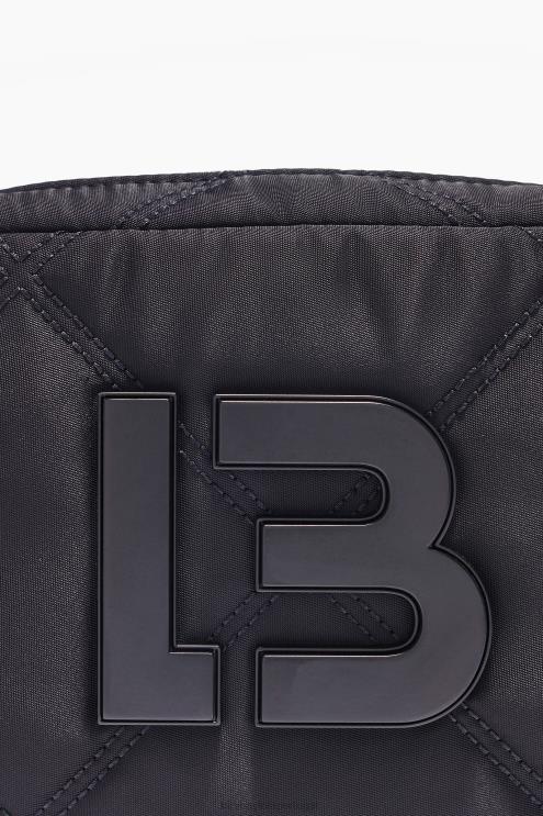 preto acessórios 64X4N111 bolsa transversal acolchoada em náilon Bimba Y Lola