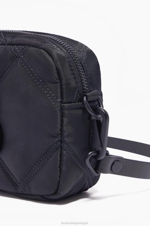 preto acessórios 64X4N111 bolsa transversal acolchoada em náilon Bimba Y Lola