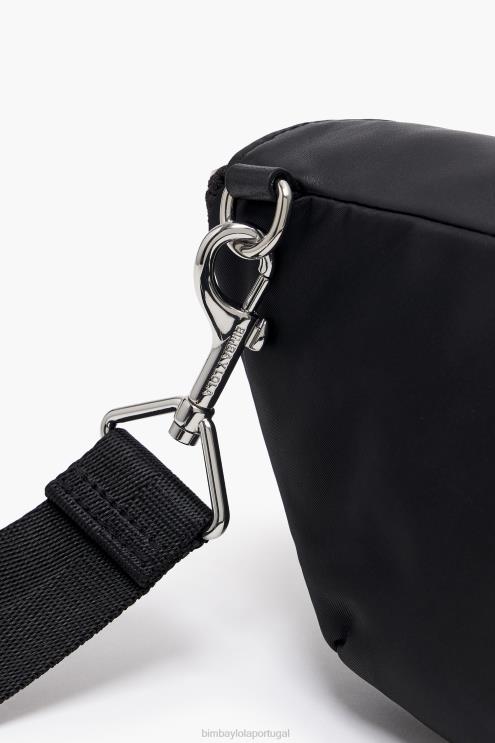 preto acessórios 64X4N20 bolsa de bolso em couro Bimba Y Lola