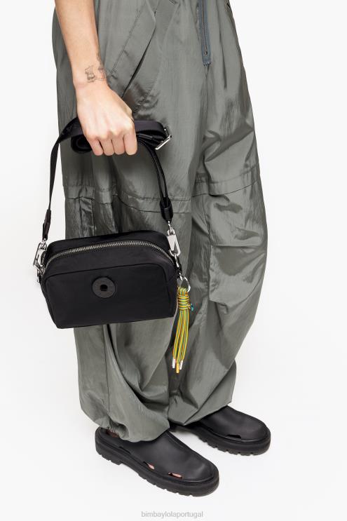 preto acessórios 64X4N27 bolsa transversal de náilon Bimba Y Lola