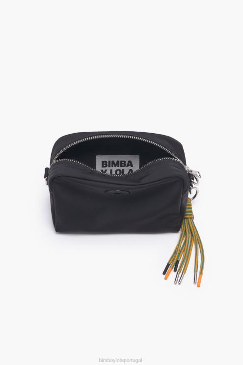 preto acessórios 64X4N27 bolsa transversal de náilon Bimba Y Lola