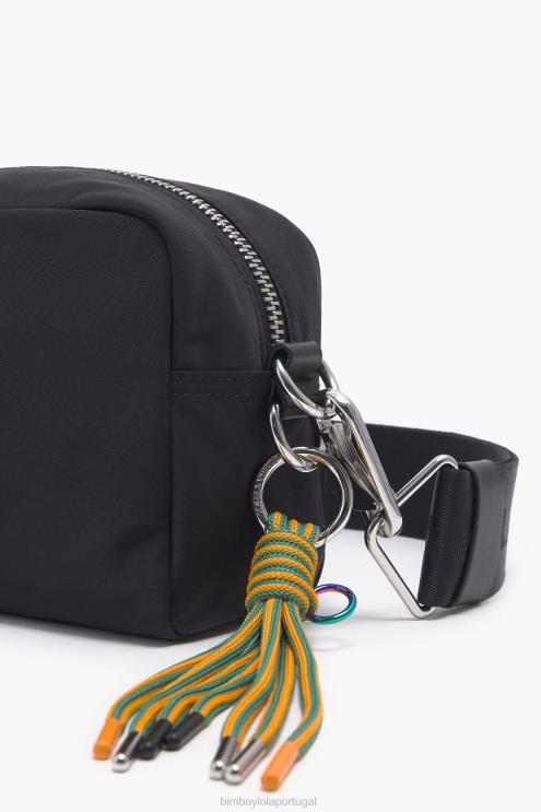 preto acessórios 64X4N27 bolsa transversal de náilon Bimba Y Lola