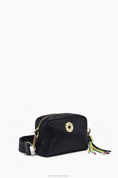 preto acessórios 64X4N29 bolsa transversal de náilon Bimba Y Lola