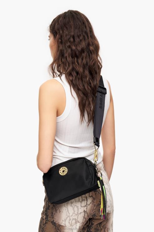 preto acessórios 64X4N29 bolsa transversal de náilon Bimba Y Lola