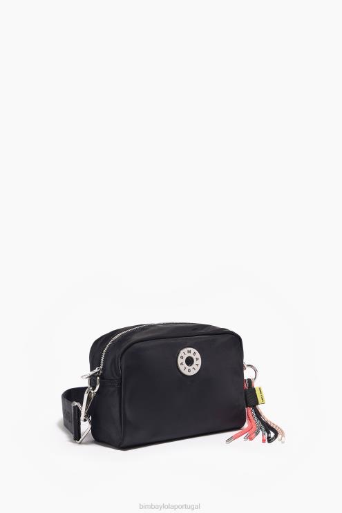 preto acessórios 64X4N30 bolsa transversal de náilon Bimba Y Lola