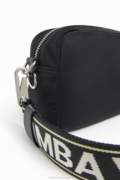 preto acessórios 64X4N32 bolsa transversal de náilon Bimba Y Lola