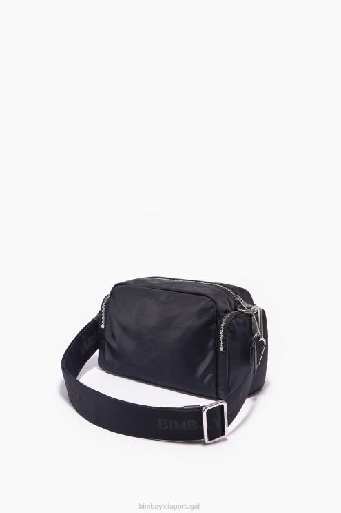 preto acessórios 64X4N33 bolsa transversal de náilon Bimba Y Lola
