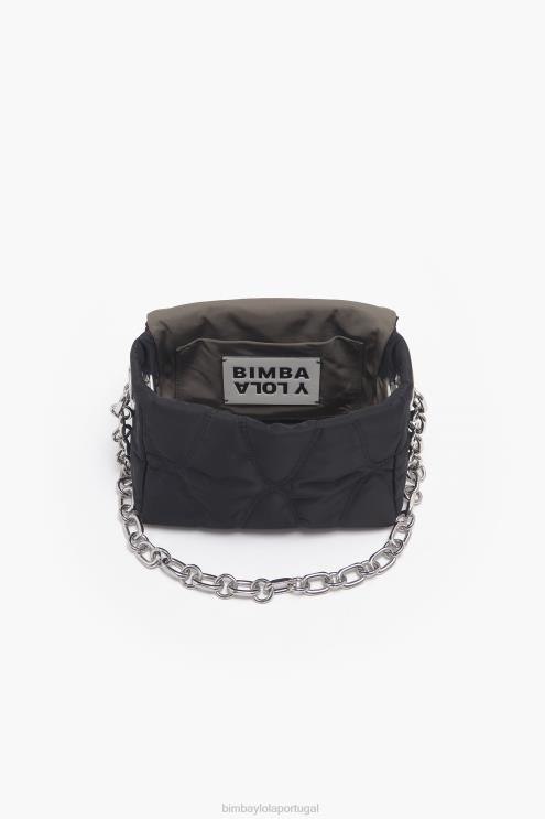 preto acessórios 64X4N37 bolsa transversal de náilon Bimba Y Lola