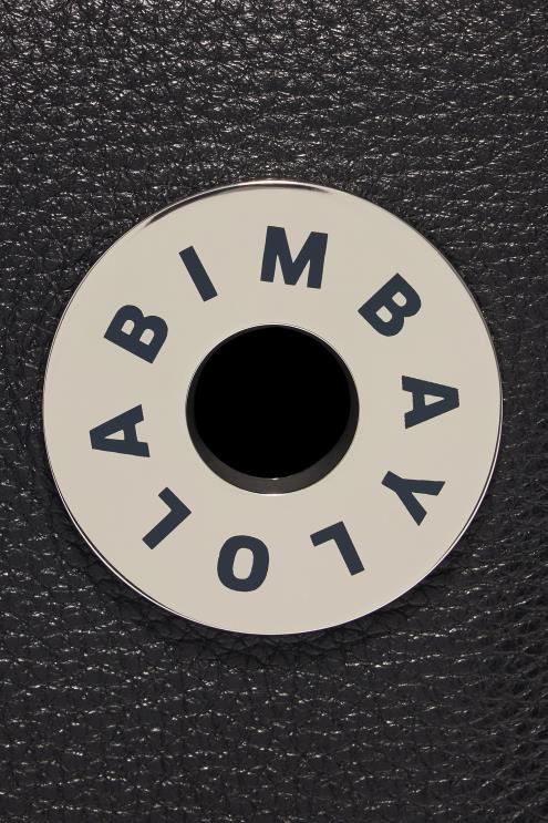 preto acessórios 64X4N47 bolsa trapézio de couro Bimba Y Lola