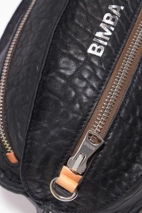 preto acessórios 64X4N4 bolsa pelota de couro Bimba Y Lola