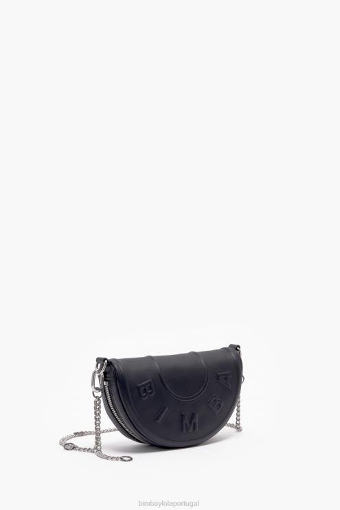 preto acessórios 64X4N66 bolsa de couro chimo Bimba Y Lola
