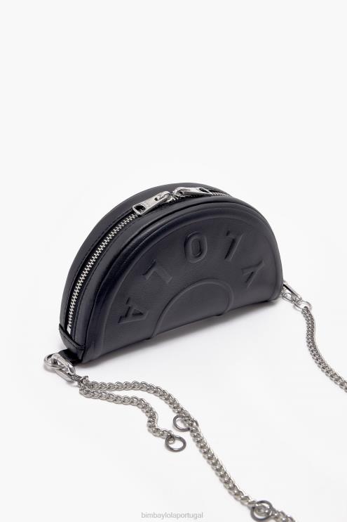 preto acessórios 64X4N66 bolsa de couro chimo Bimba Y Lola
