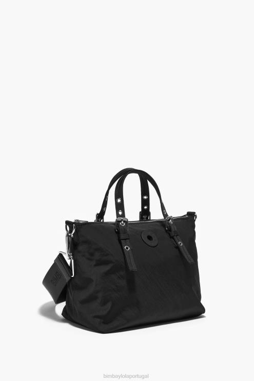 preto acessórios 64X4N80 bolsa de náilon Bimba Y Lola