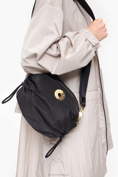 preto acessórios 64X4N90 bolsa transversal em nylon Bimba Y Lola