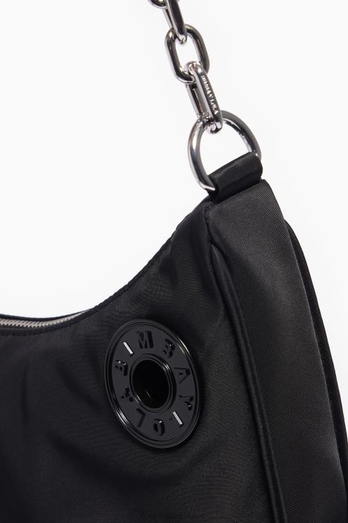 preto acessórios 64X4N99 bolsa de lua de náilon Bimba Y Lola