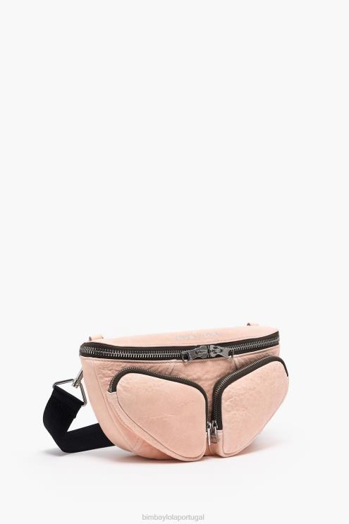 rosa acessórios 64X4N18 bolsa de bolso em couro Bimba Y Lola