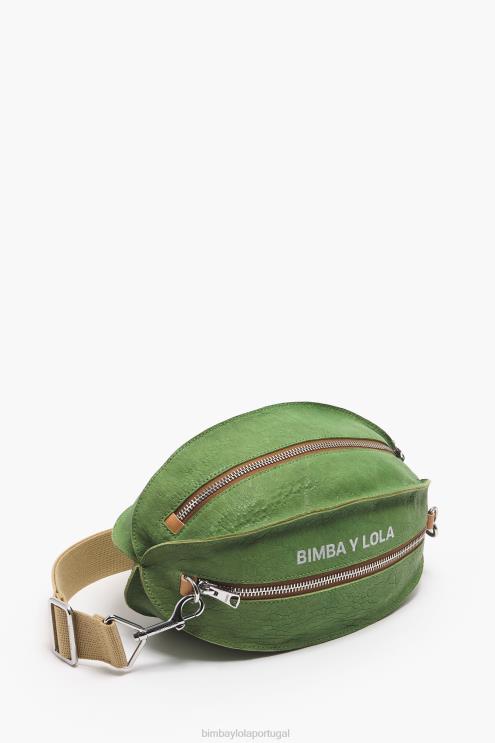 verde acessórios 64X4N69 bolsa pelota de couro Bimba Y Lola