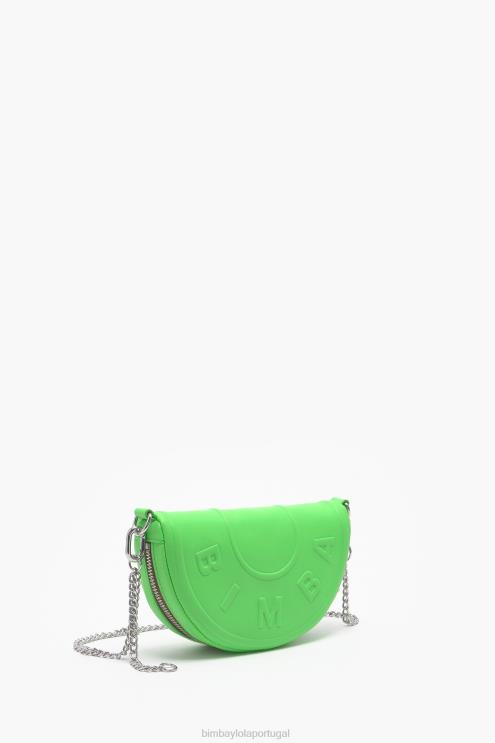 verde neon acessórios 64X4N67 bolsa de couro chimo Bimba Y Lola