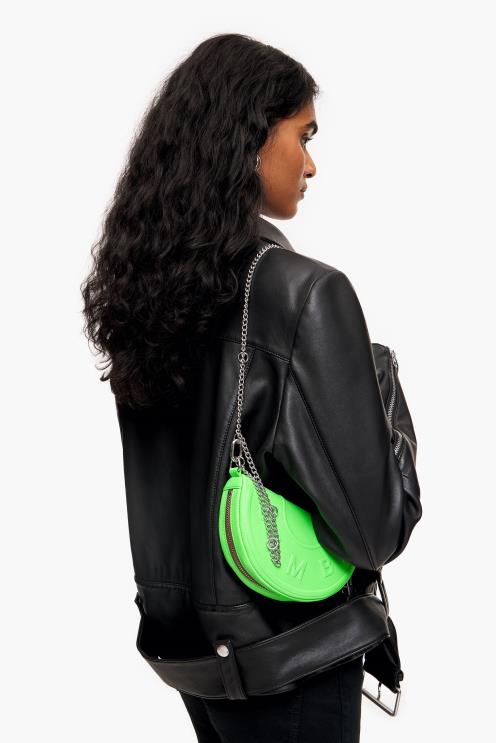 verde neon acessórios 64X4N67 bolsa de couro chimo Bimba Y Lola