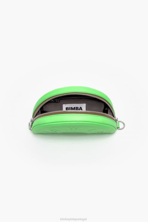 verde neon acessórios 64X4N67 bolsa de couro chimo Bimba Y Lola