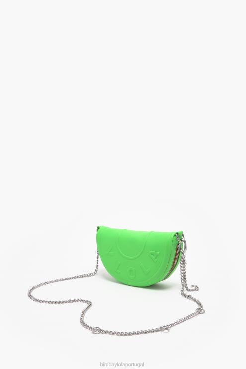 verde neon acessórios 64X4N67 bolsa de couro chimo Bimba Y Lola
