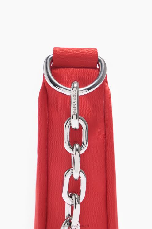 vermelho acessórios 64X4N103 bolsa de lua de náilon Bimba Y Lola