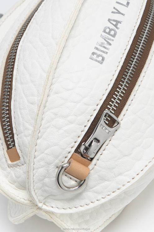 branco acessórios 64X4N140 bolsa pelota de couro Bimba Y Lola