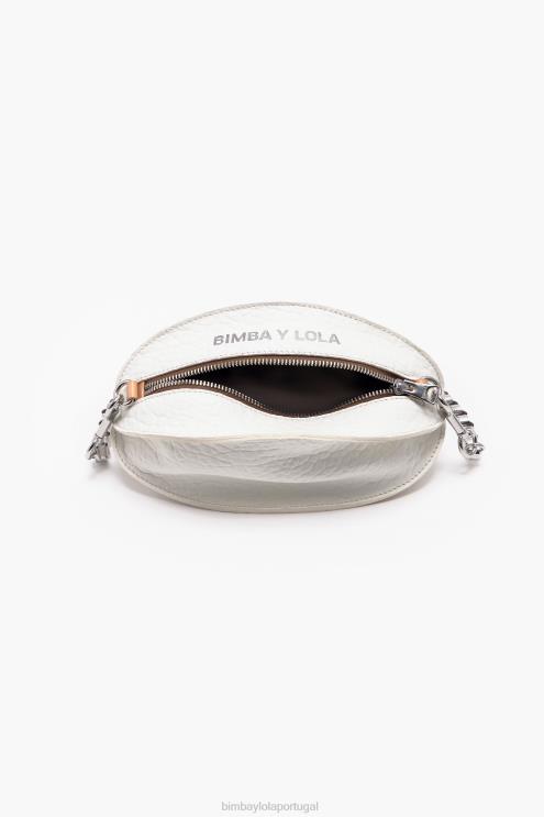 branco acessórios 64X4N140 bolsa pelota de couro Bimba Y Lola