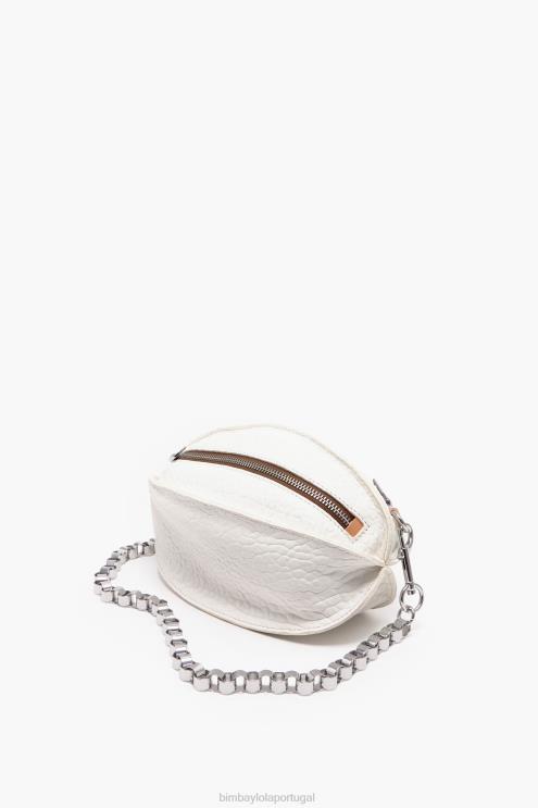 branco acessórios 64X4N140 bolsa pelota de couro Bimba Y Lola