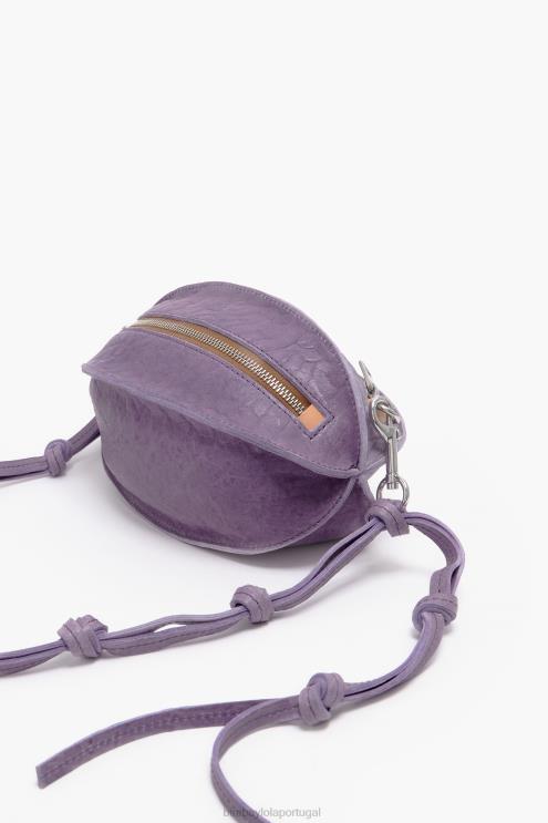 lilás acessórios 64X4N137 bolsa pelota de couro Bimba Y Lola