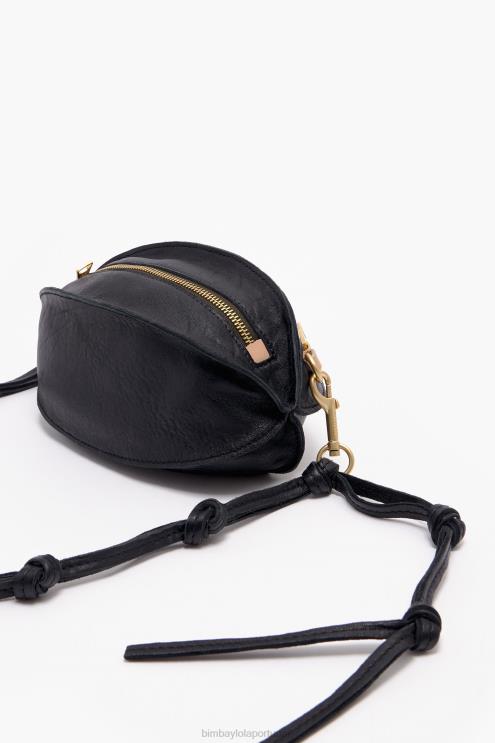 preto acessórios 64X4N139 bolsa pelota de couro Bimba Y Lola