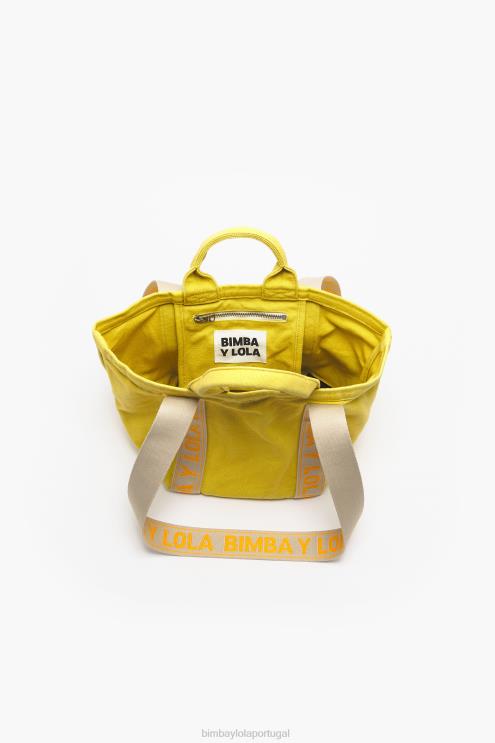 amarelo acessórios 64X4N84 sacola de lona Bimba Y Lola